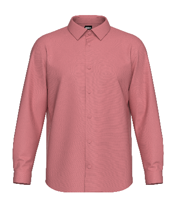 Tailored Pink Shirt In Icy Cotton 4-Way Stretch